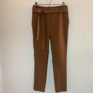 Brown Dress Pant Small Petite  Stretch  J&L ATELIER